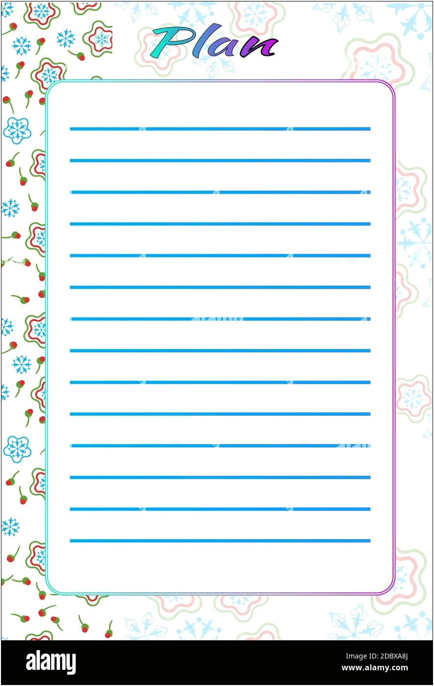 Microsoft Word Free Flowers Letter Template