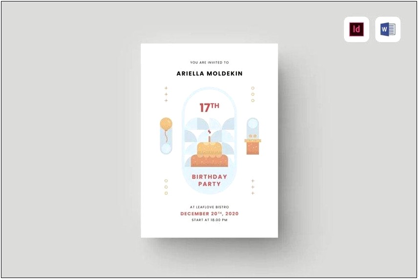 Microsoft Word Free Holiday Invitation Templates