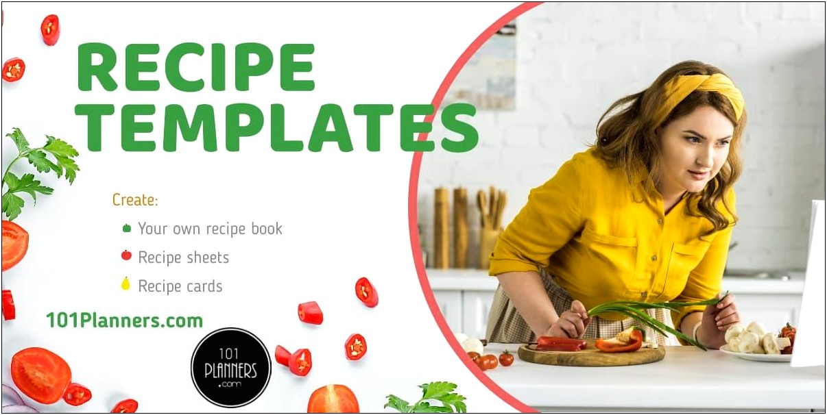 Microsoft Word Full Page Recipe Template