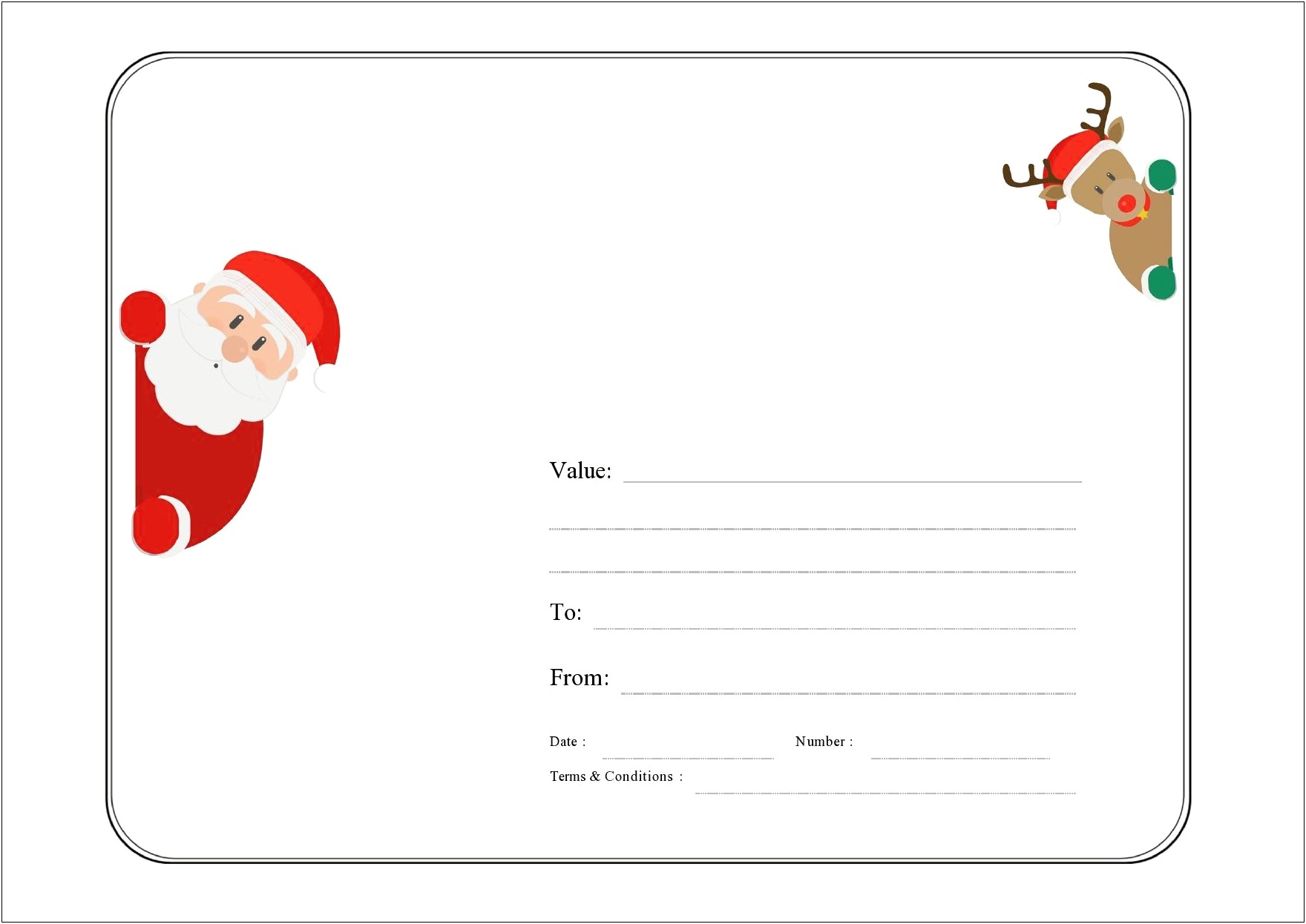 Microsoft Word Gift Certificate Free Template