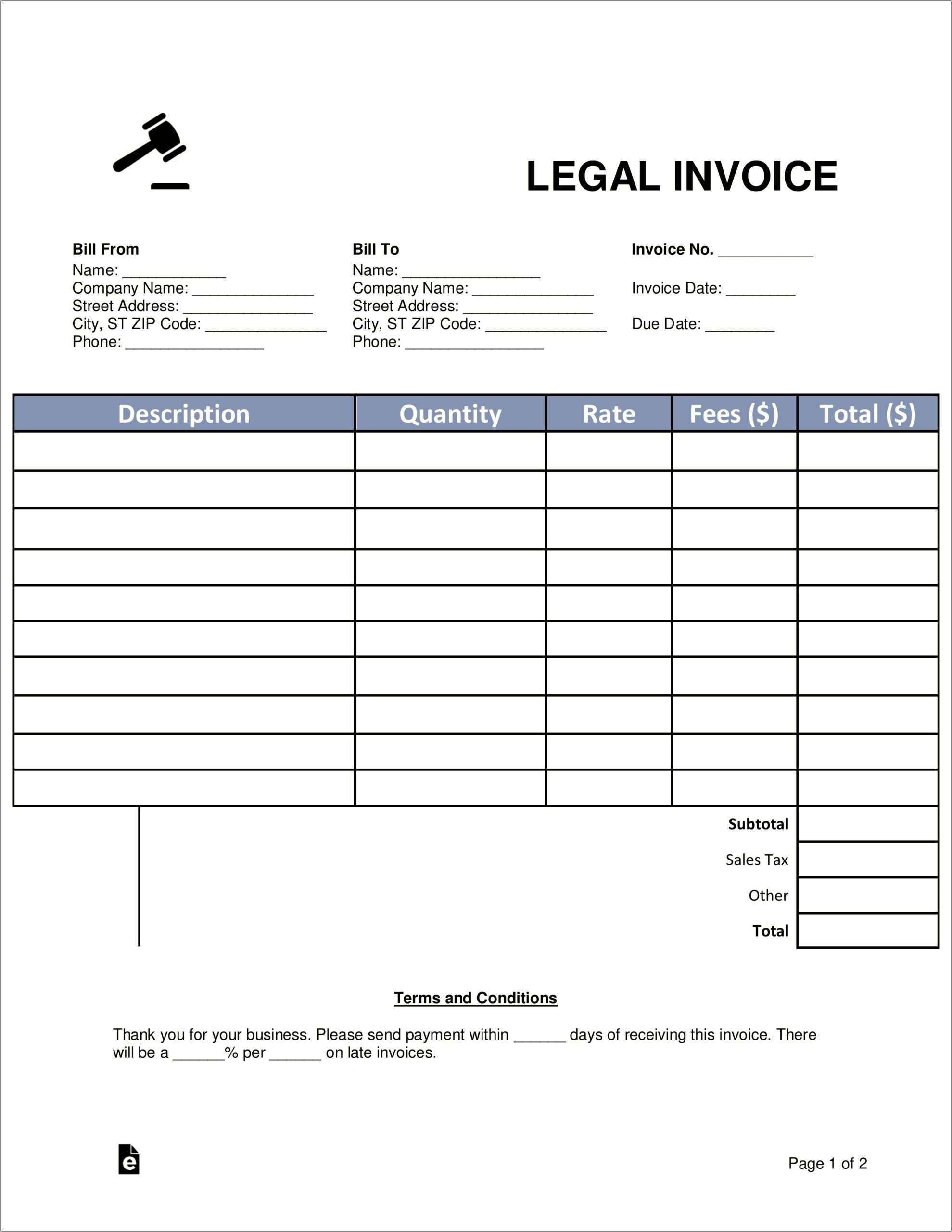 Microsoft Word Legal Style Templates Free