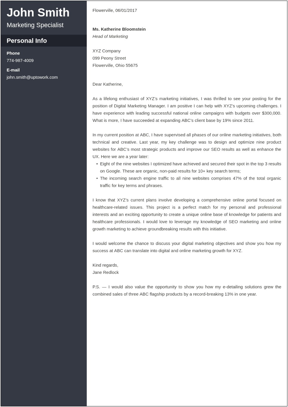 Microsoft Word Online Cover Letter Template