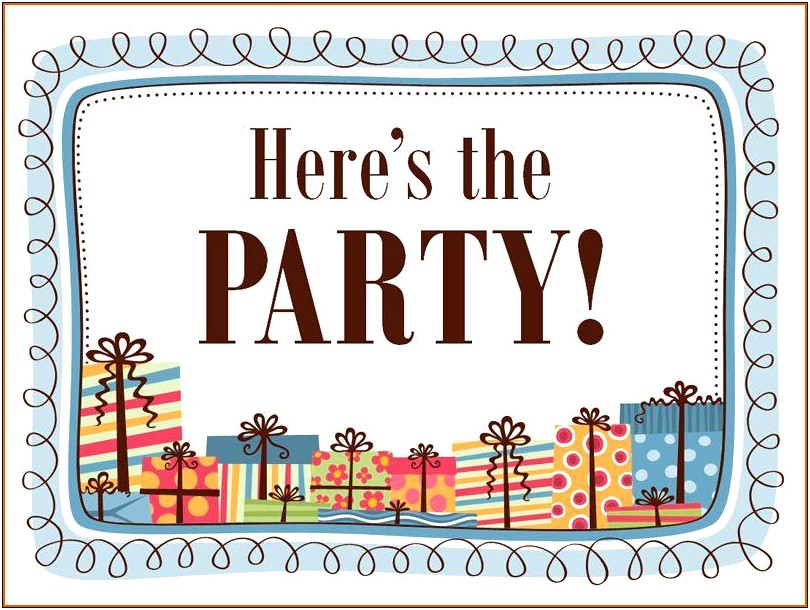 Microsoft Word Party Invite Template Free