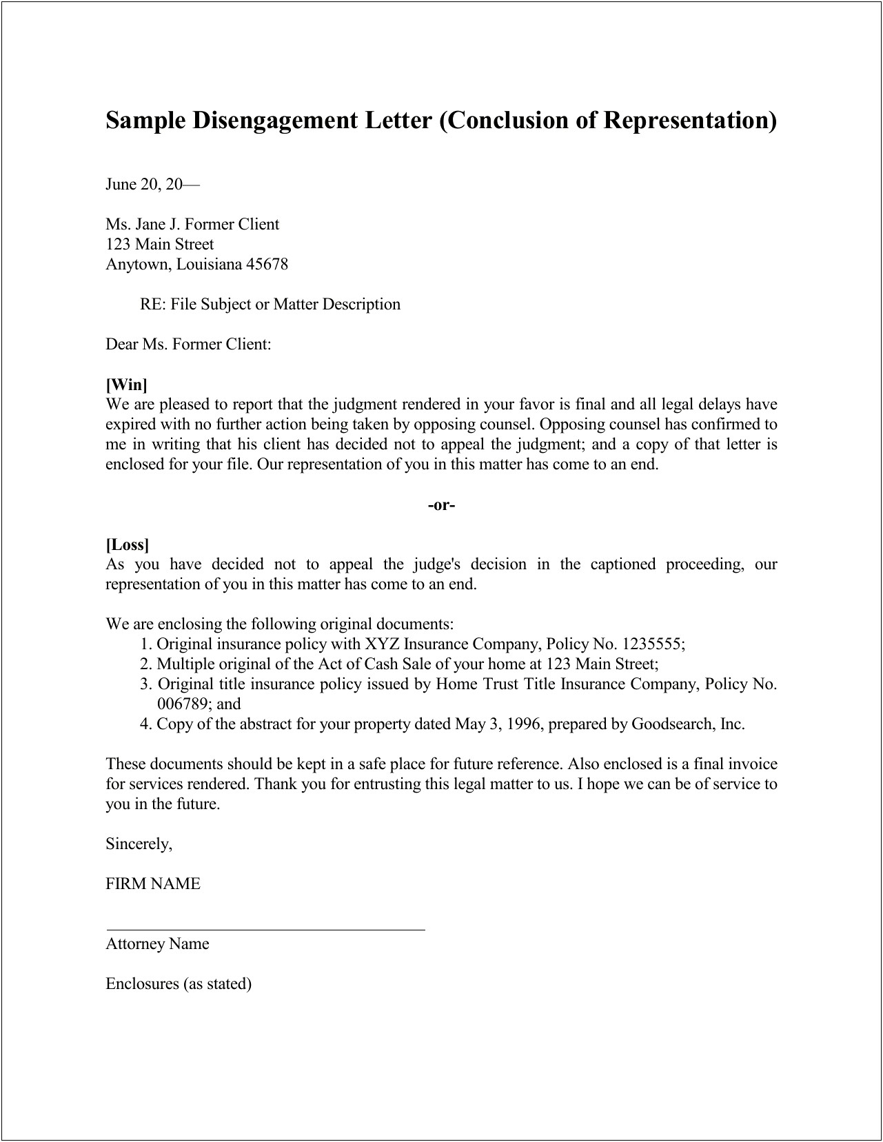 Microsoft Word Template For Appeal Letter