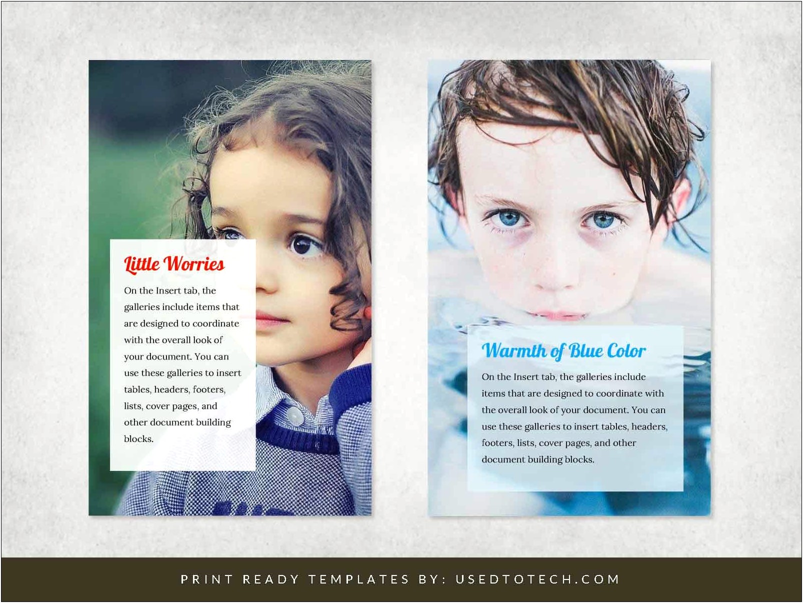 Microsoft Word Template For Children's Book