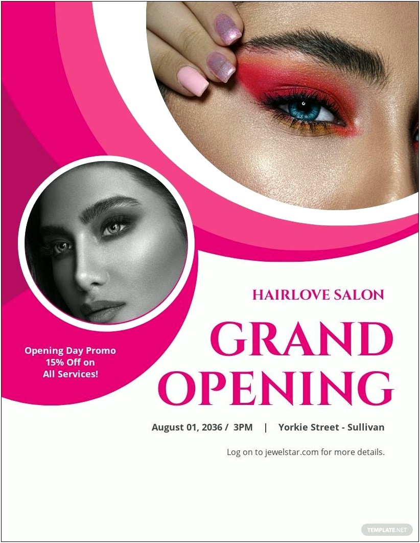 Microsoft Word Templates Spa Grand Opening