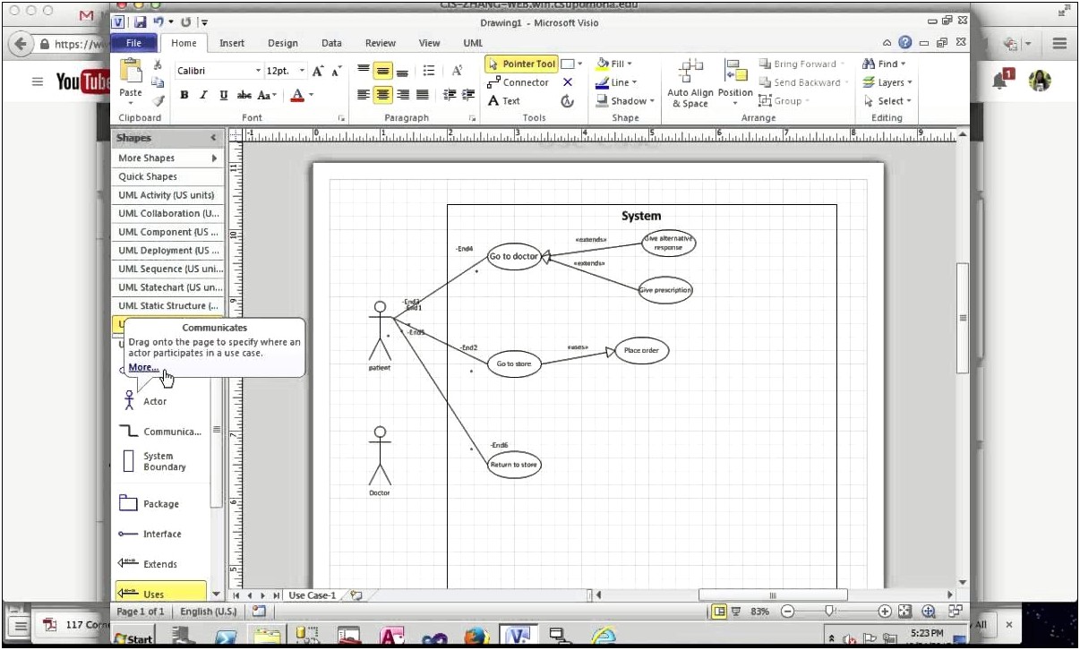 Microsoft Word Use Case Diagram Template