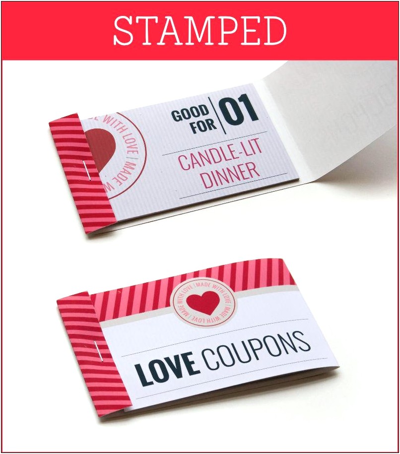 Microsoft Word Valentines Day Template Coupon Freee