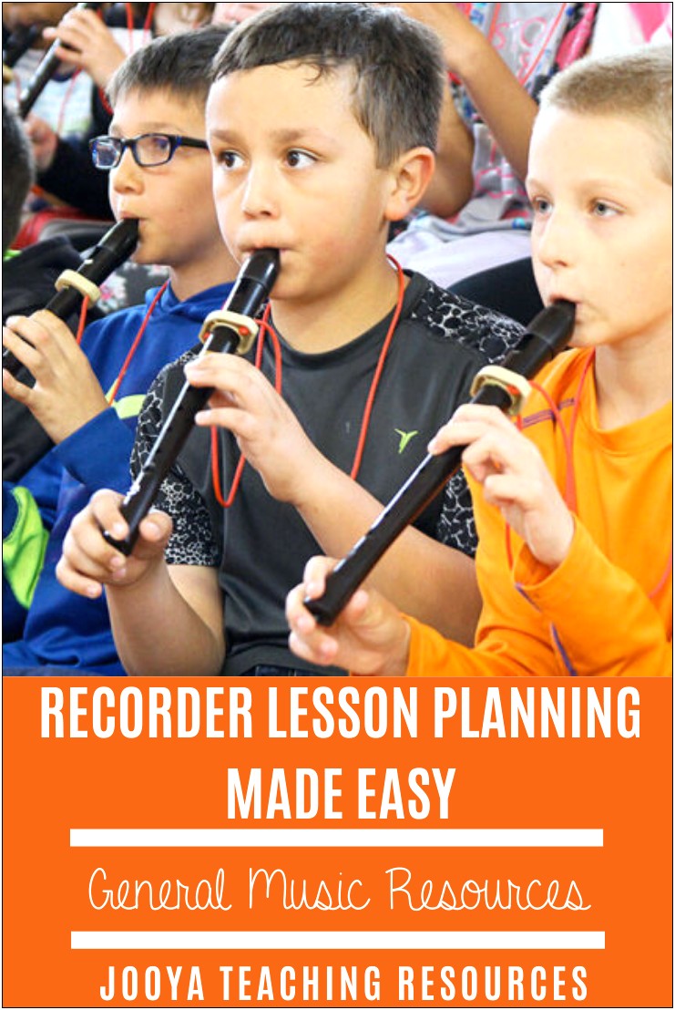 Middle School Band Director Lesson Plan Template