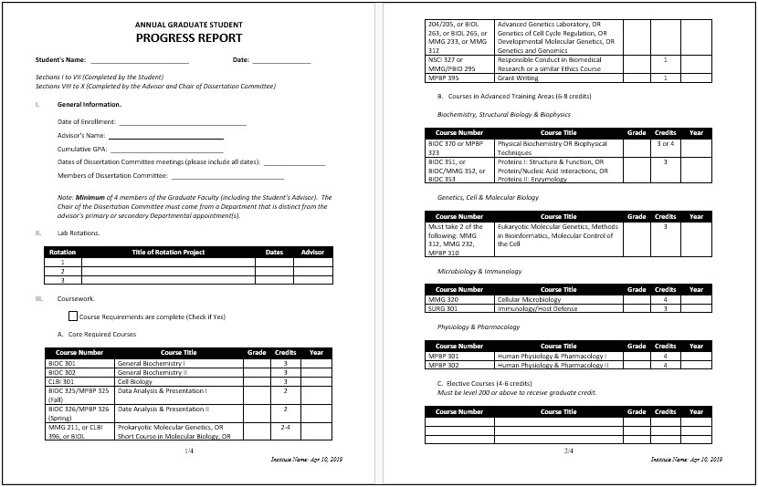 Mircrosoft Word Elementary School Lab Book Template