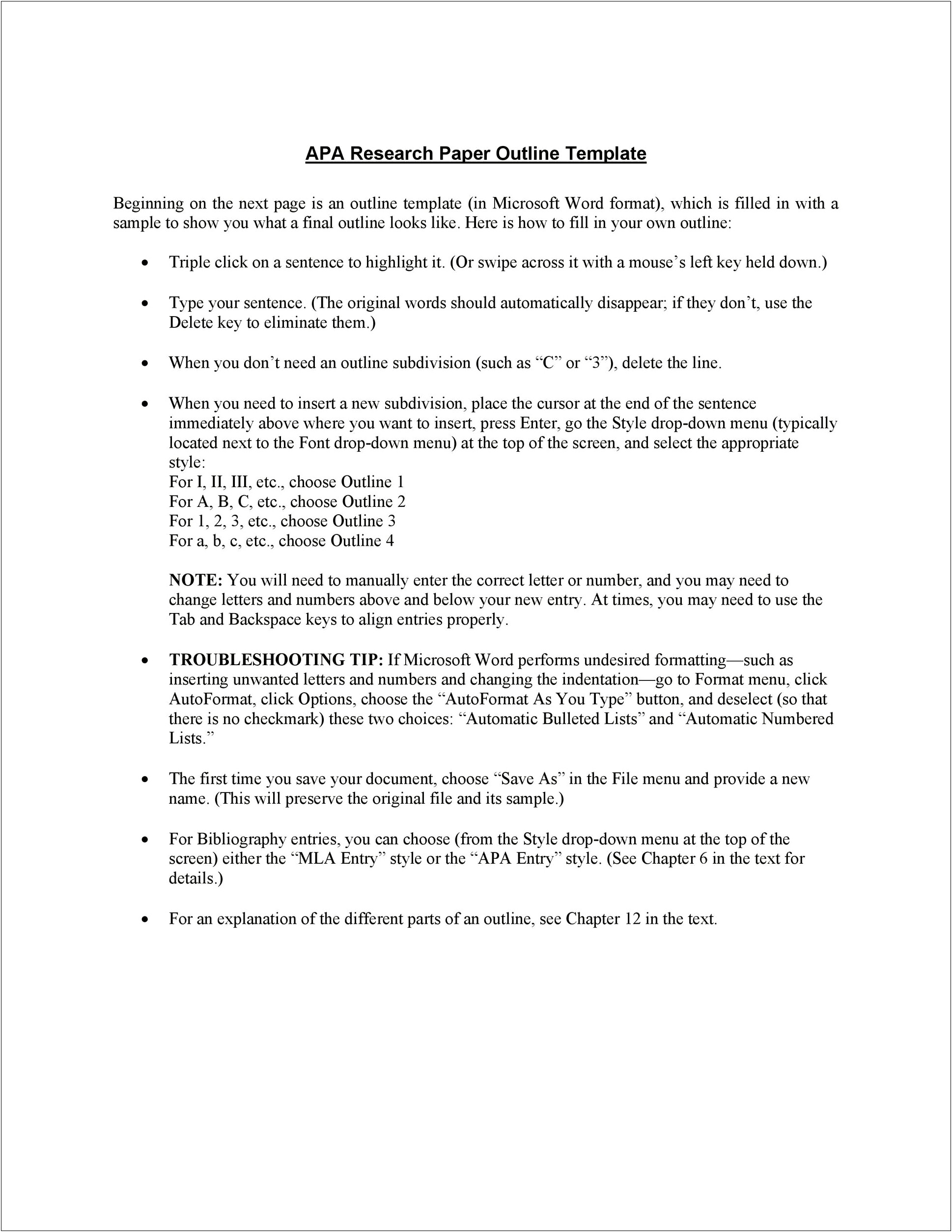 Mla 8 Format To Microsoft Word Template