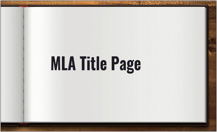 Mla Cover Page Template Word For Summary