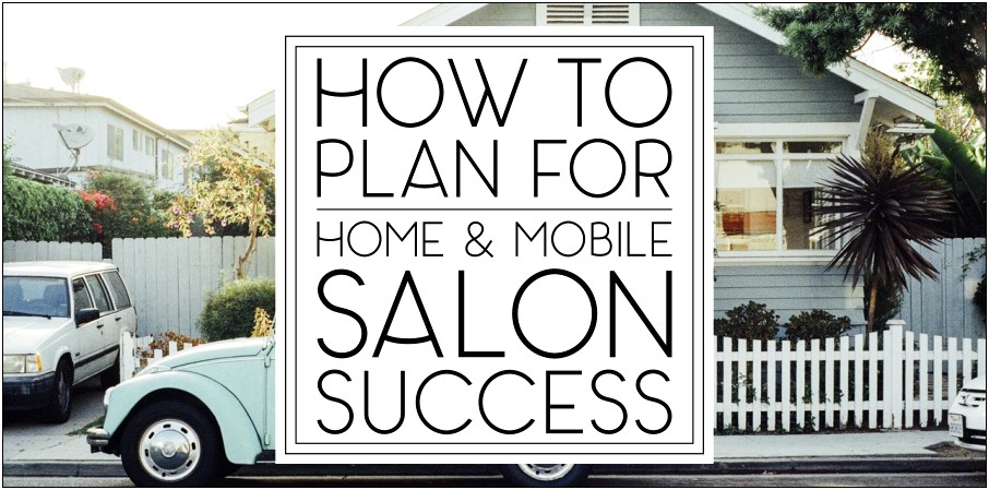 Mobile Hair Salon Business Plan Template