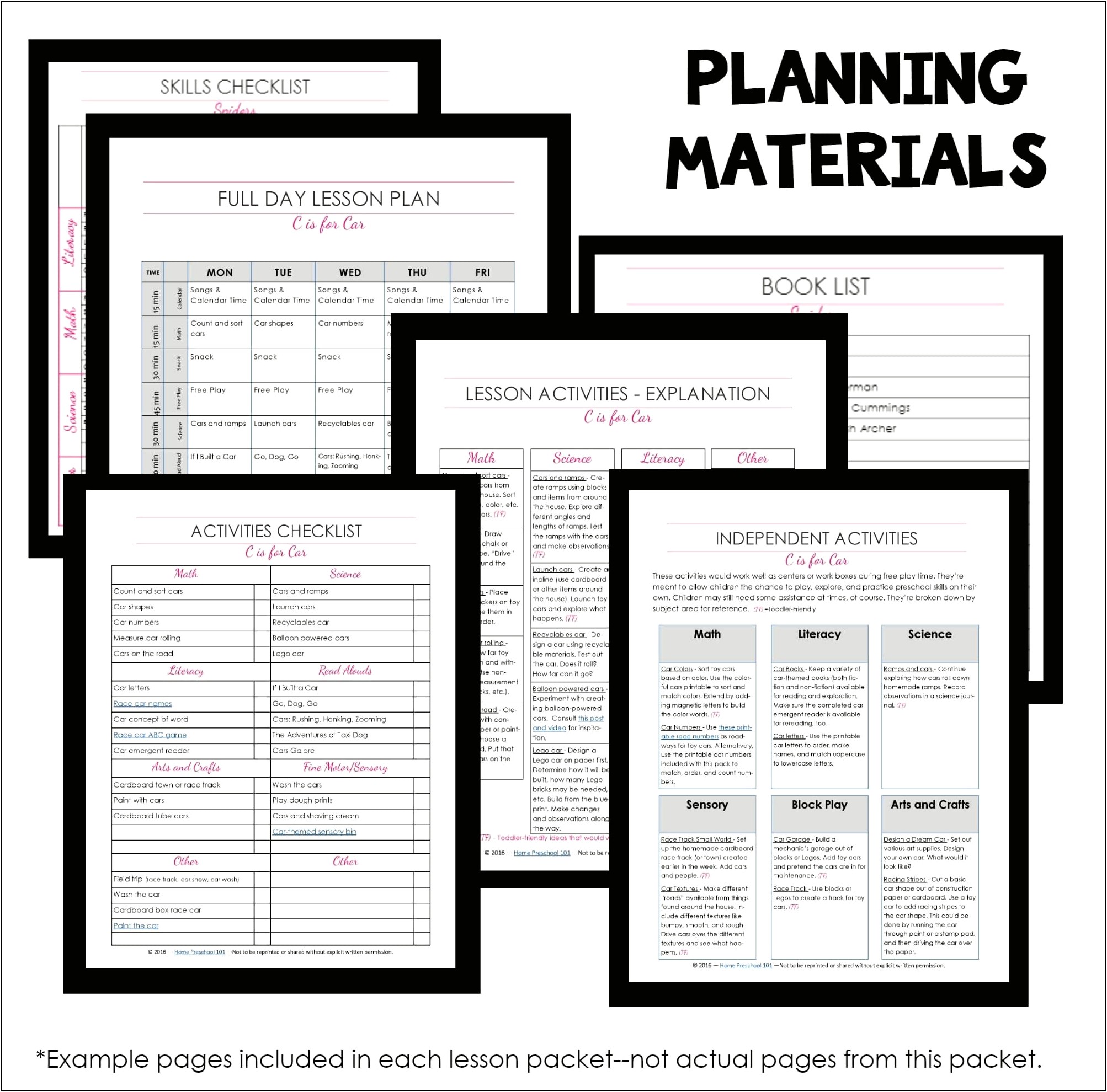 Montessori Weekly Lesson Plan Template Pdf