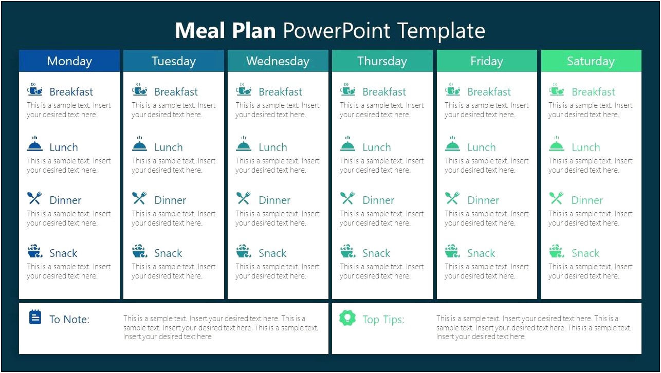 Monthly Meal Plan Template Google Docs