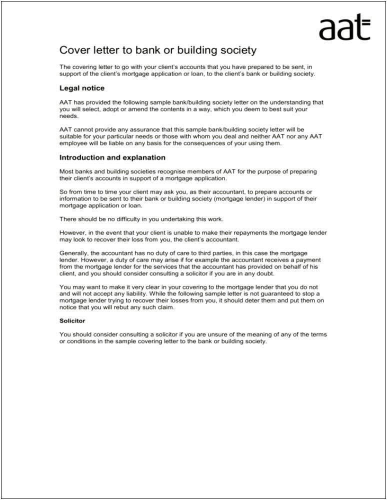 Mortgage Related Documents Bank Fraud Letter Template