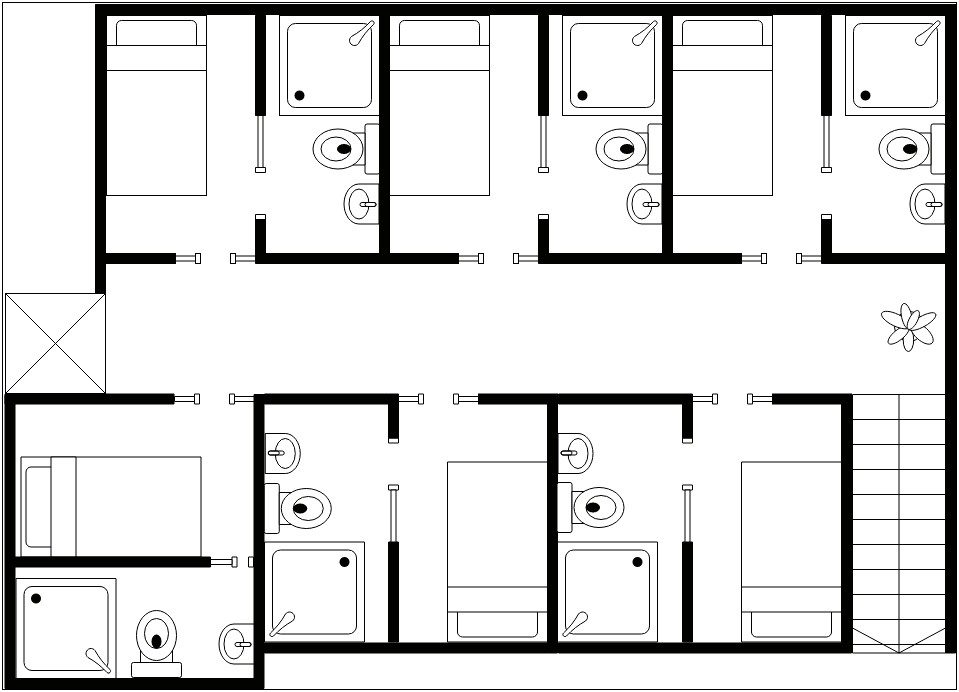 Motel Design And Plan Template Free