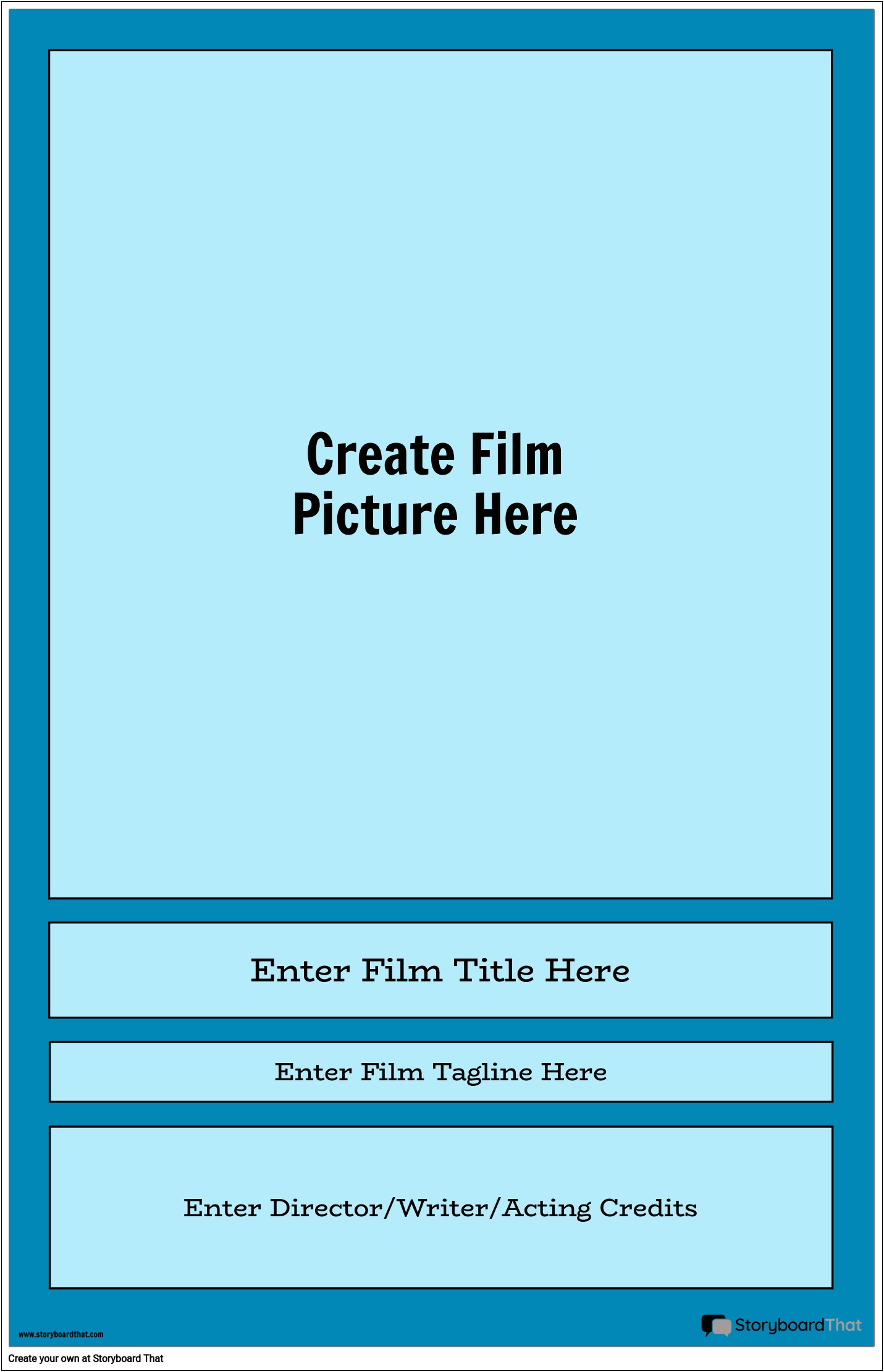 Movie Poster Template For Students Download