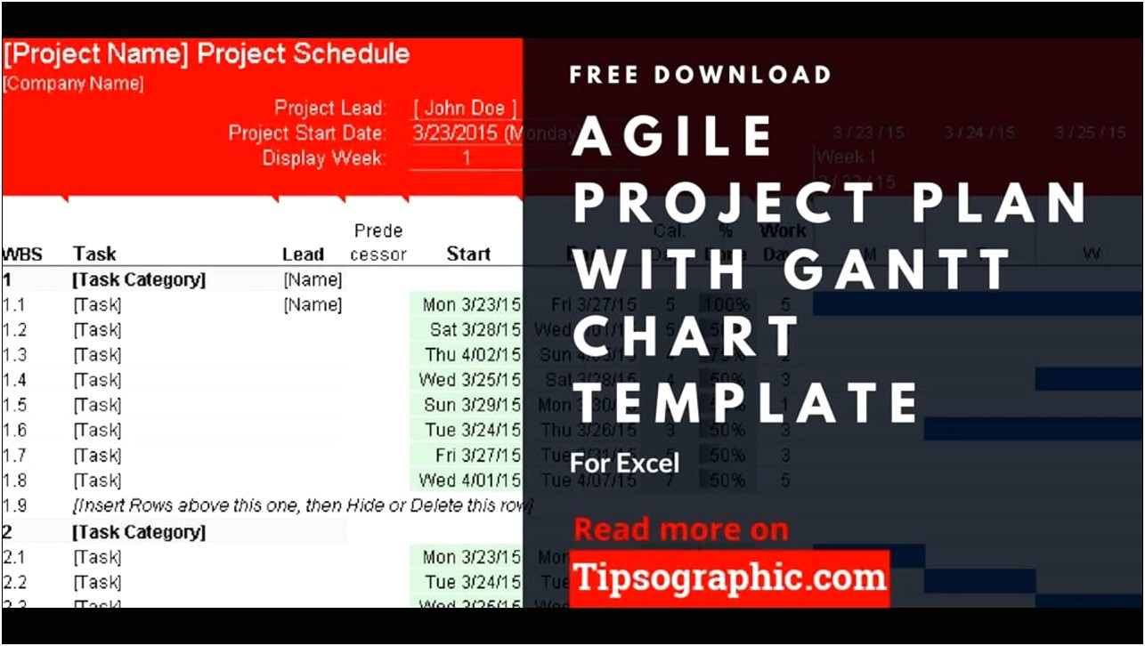 Ms Excel Project Plan Template V3