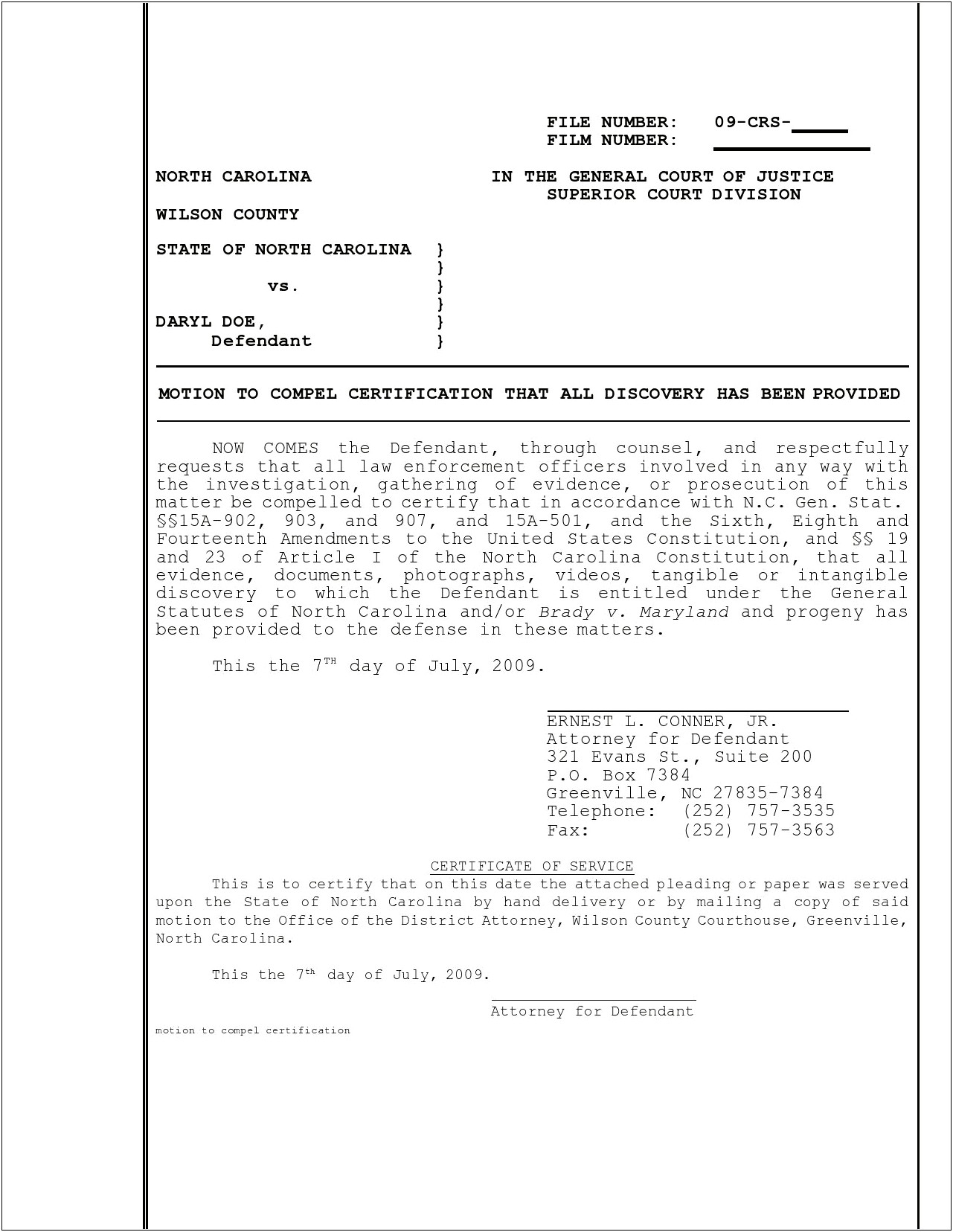 Ms Word 2010 Legal Pleading Template