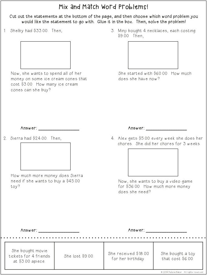Multi Step Word Problems Jeopardy Template