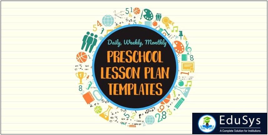 Naeyc Lesson Plan Template For Preschool