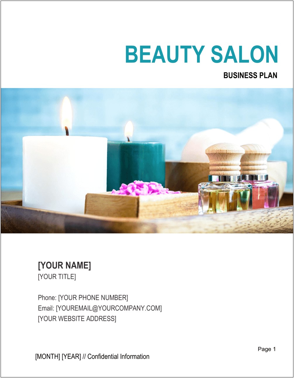 Nail Salon Business Plan Template Pdf