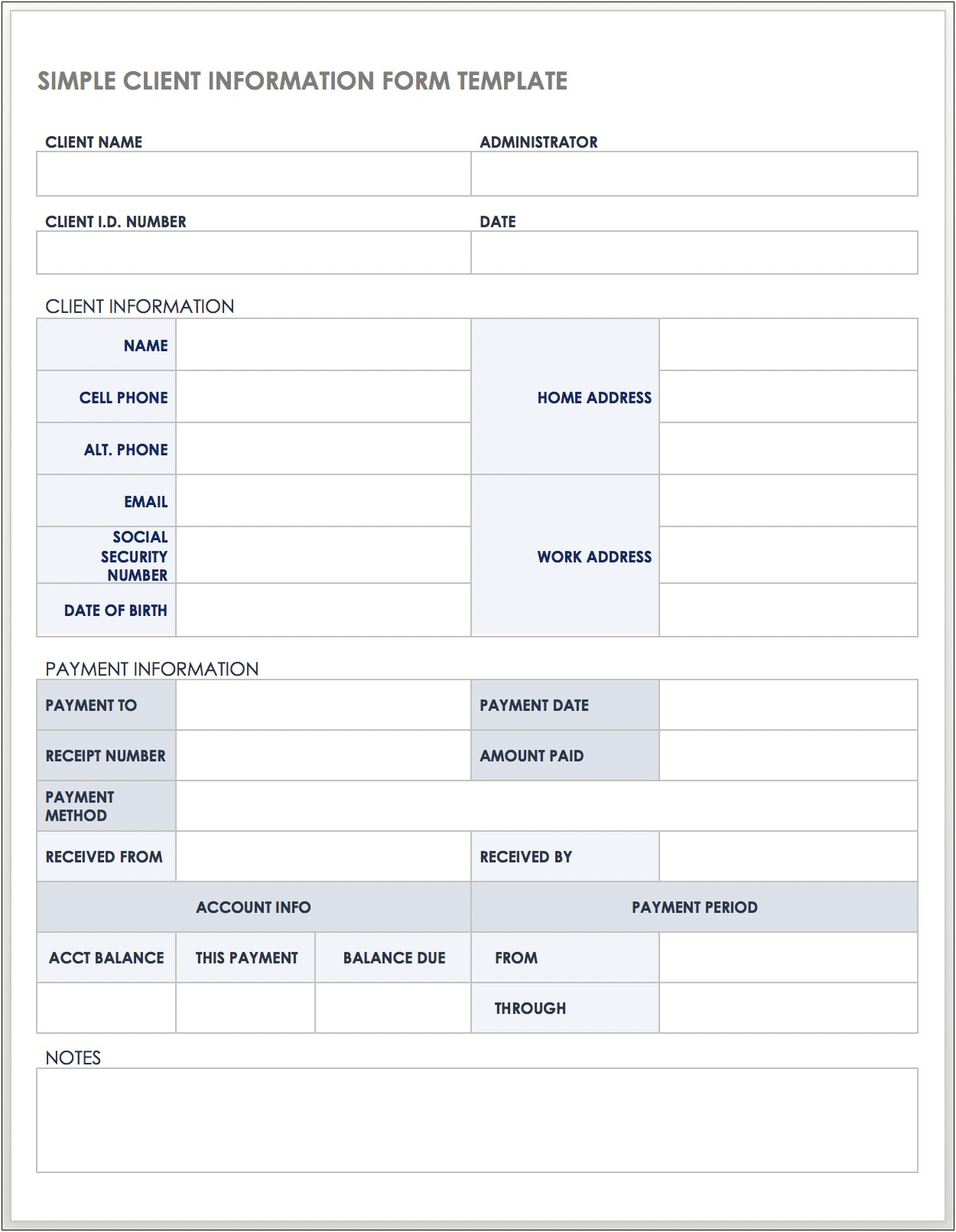 New Customer Buisness Application Form Template Word
