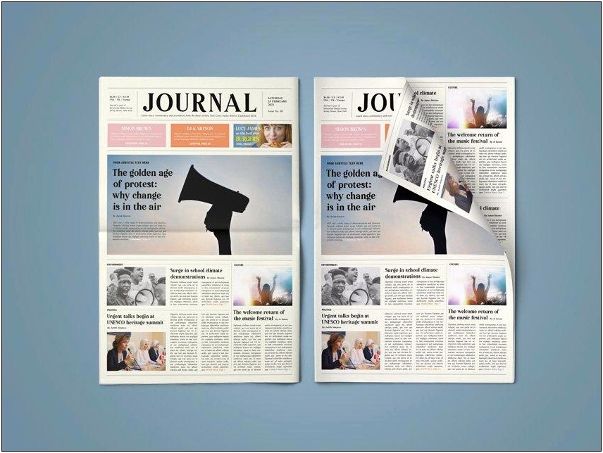 Newspaper Article Outline Template For Word