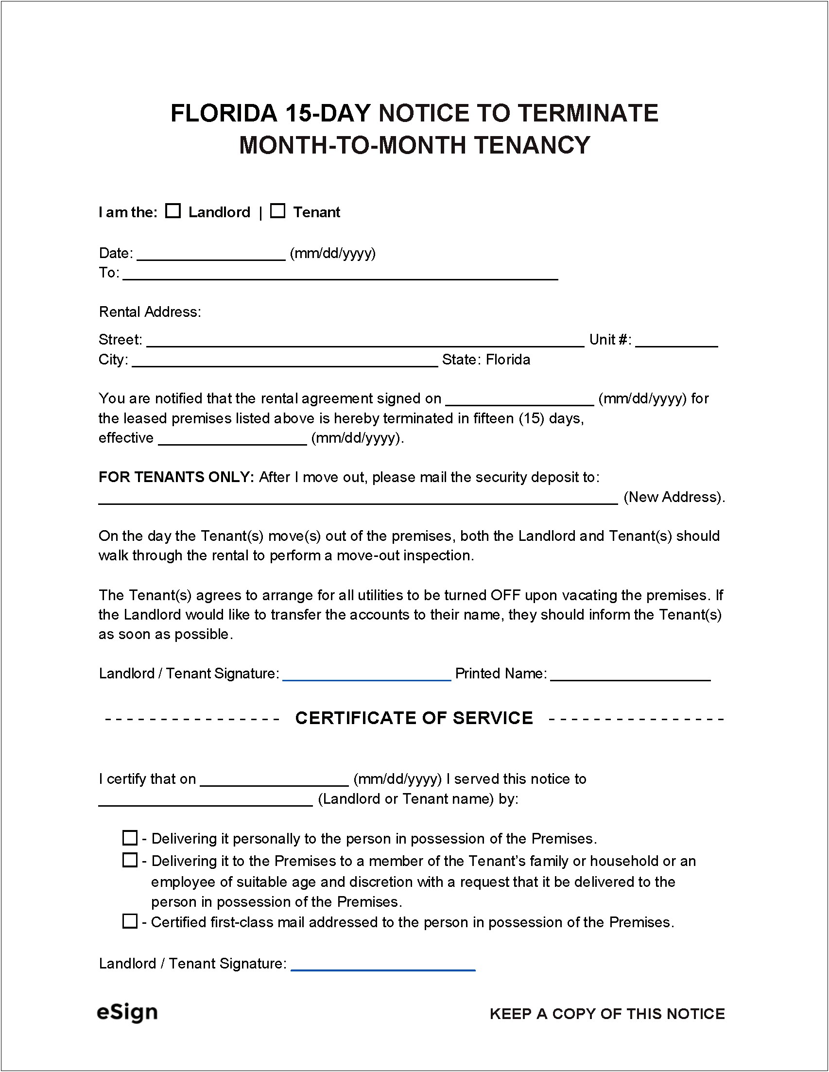 Non Renewal Of Lease Letter From Landlord Template