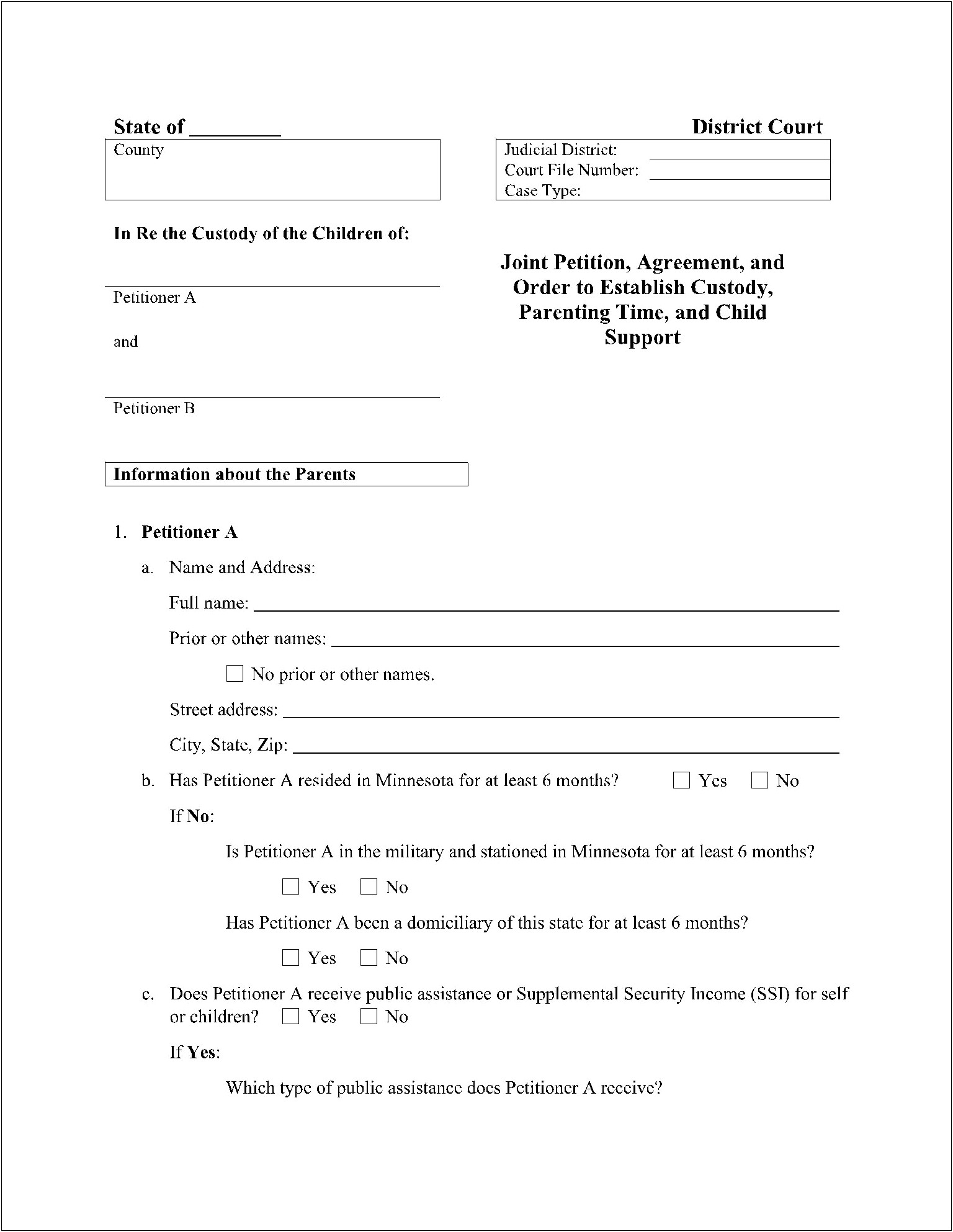 Notarized Custody Agreement Letter Template North Carolina