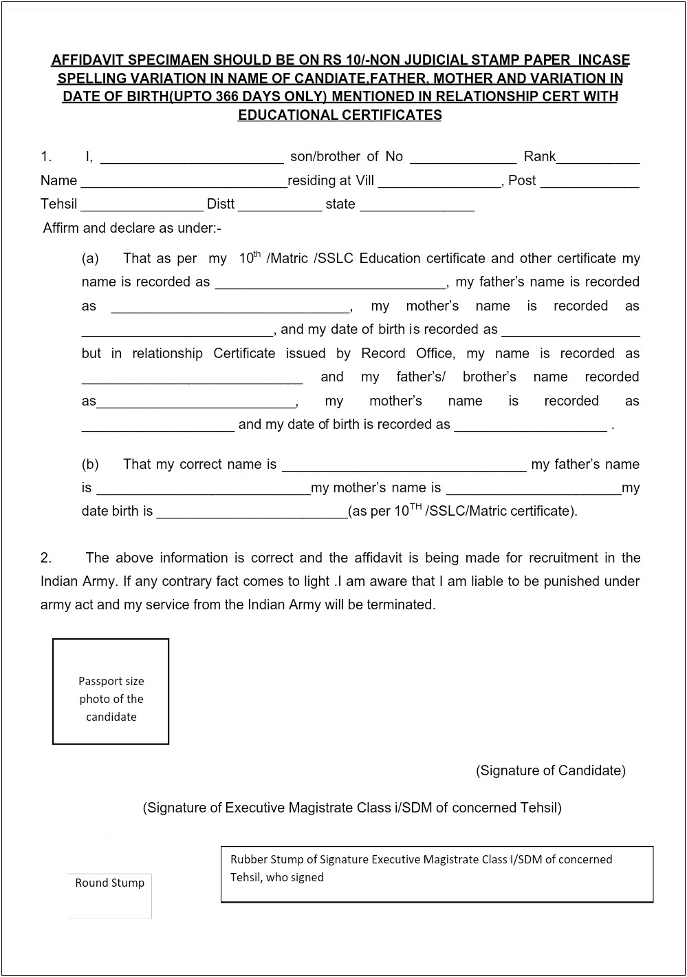 Notarized Letter Template For Parent To Ki