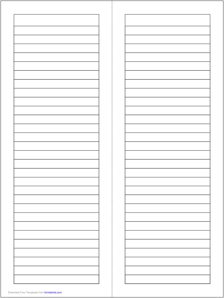 Notebook Paper Template For Word 2003
