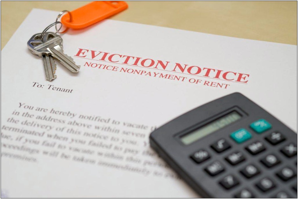 Notice To Vacate Letter To Landlord Template
