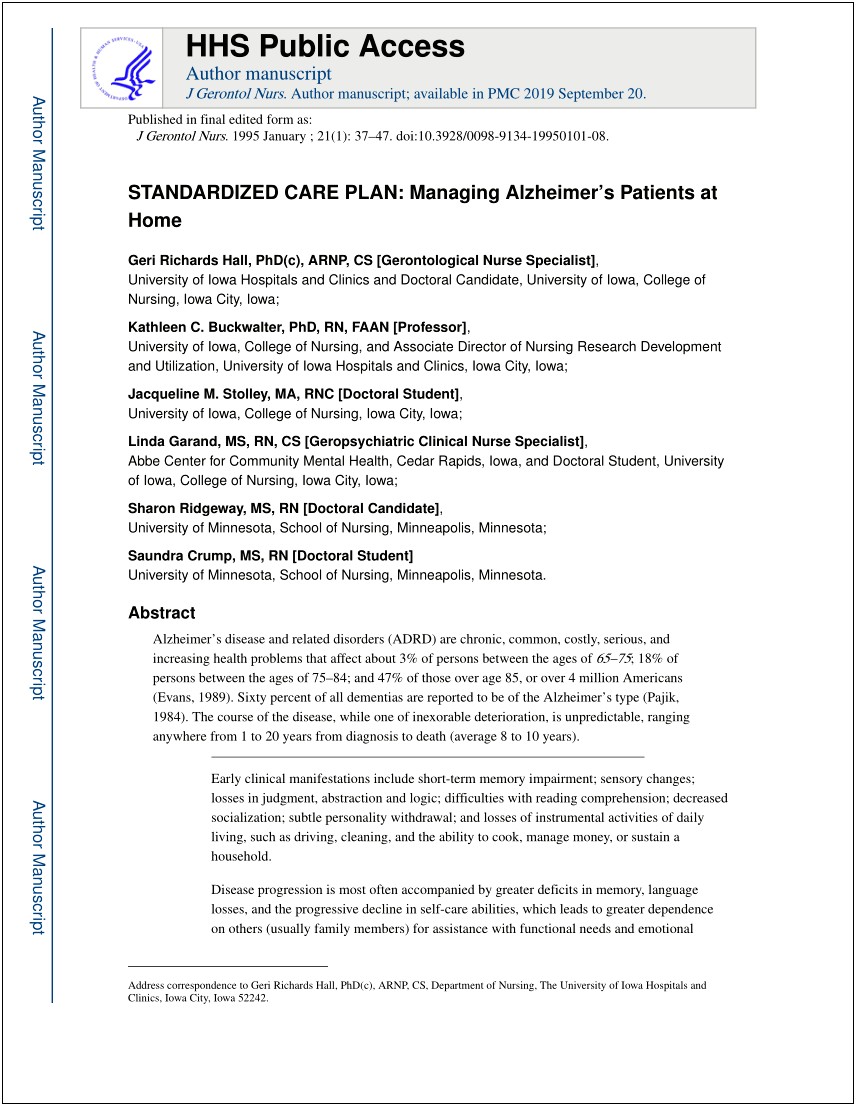 Nursing Care Plan Template For Mental Health