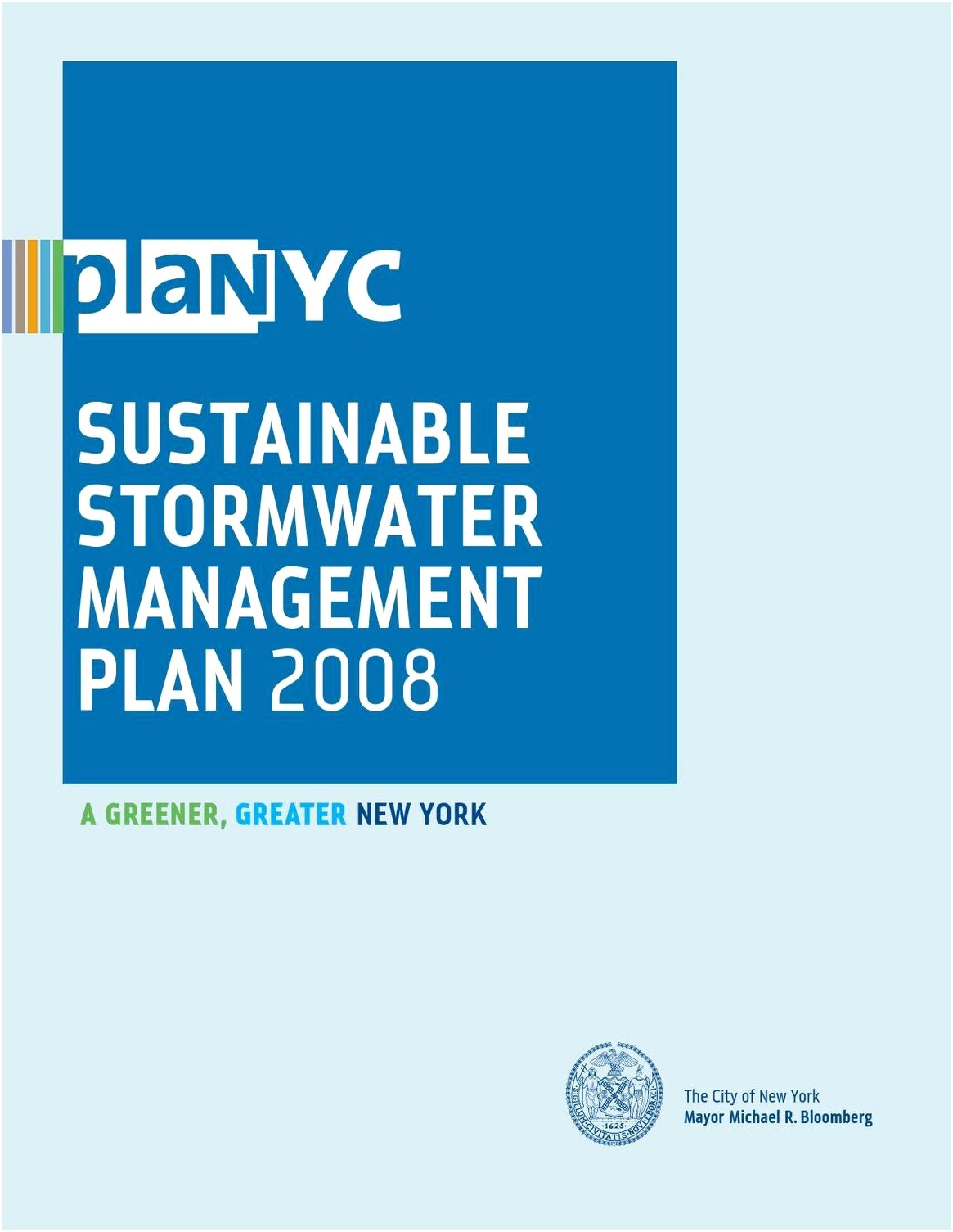 Ny Ms4 Stormwater Management Plan Template