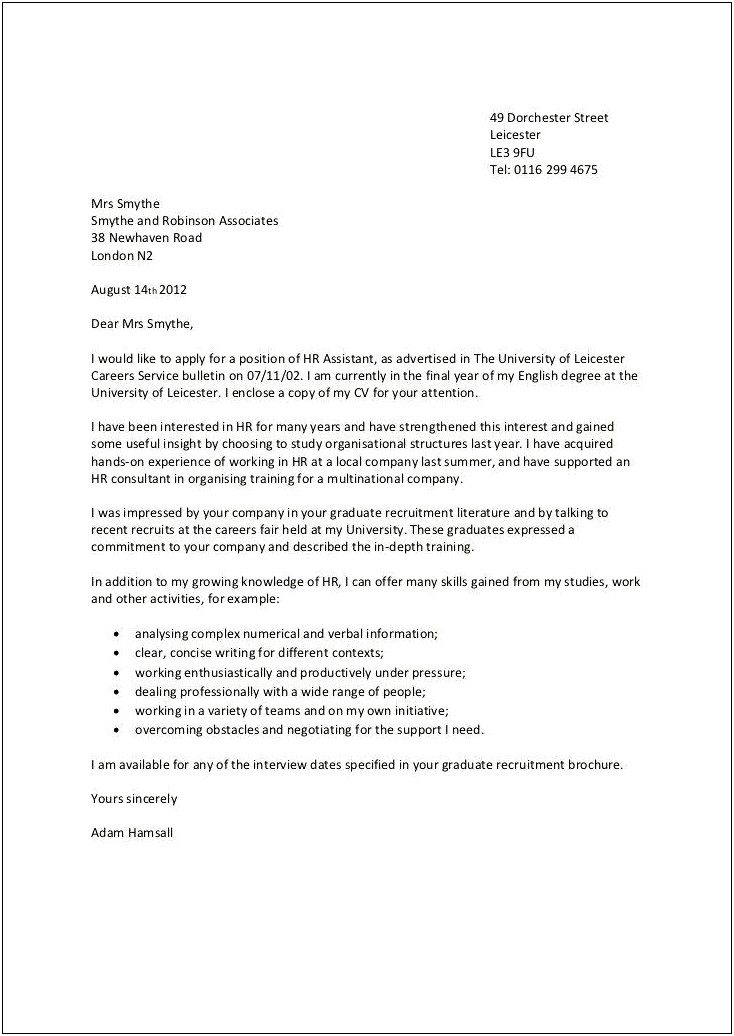 Offering A Consultant A Job Uk Template Letter