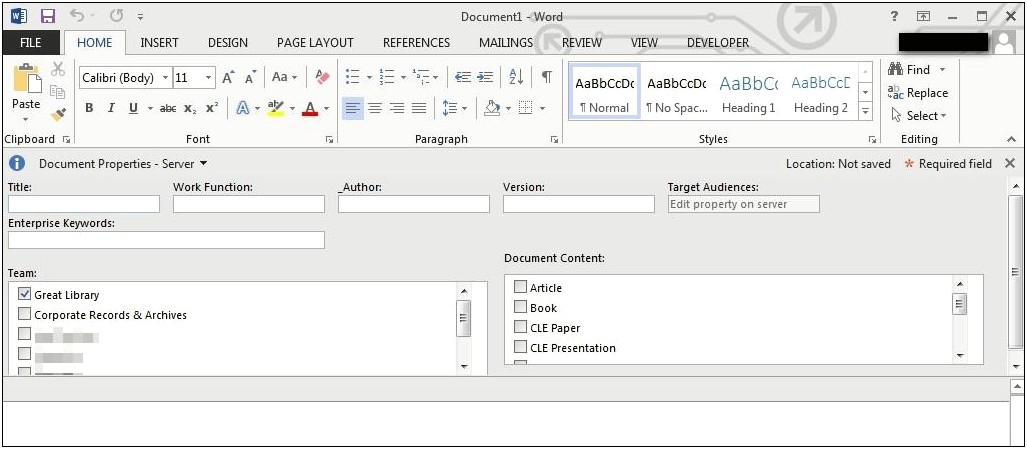 Office 365 Word Sharepoint Form Templates