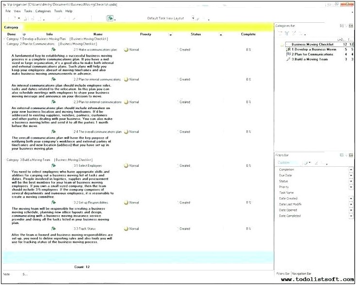 Office Relocation Project Management Plan Template