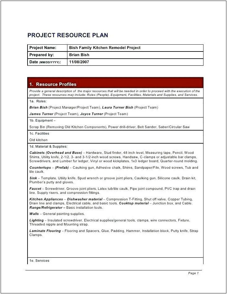 Office Renovation Office Renovation Project Plan Template