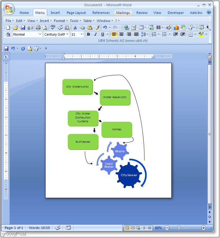 Office Word 7 Process Diagram Templates