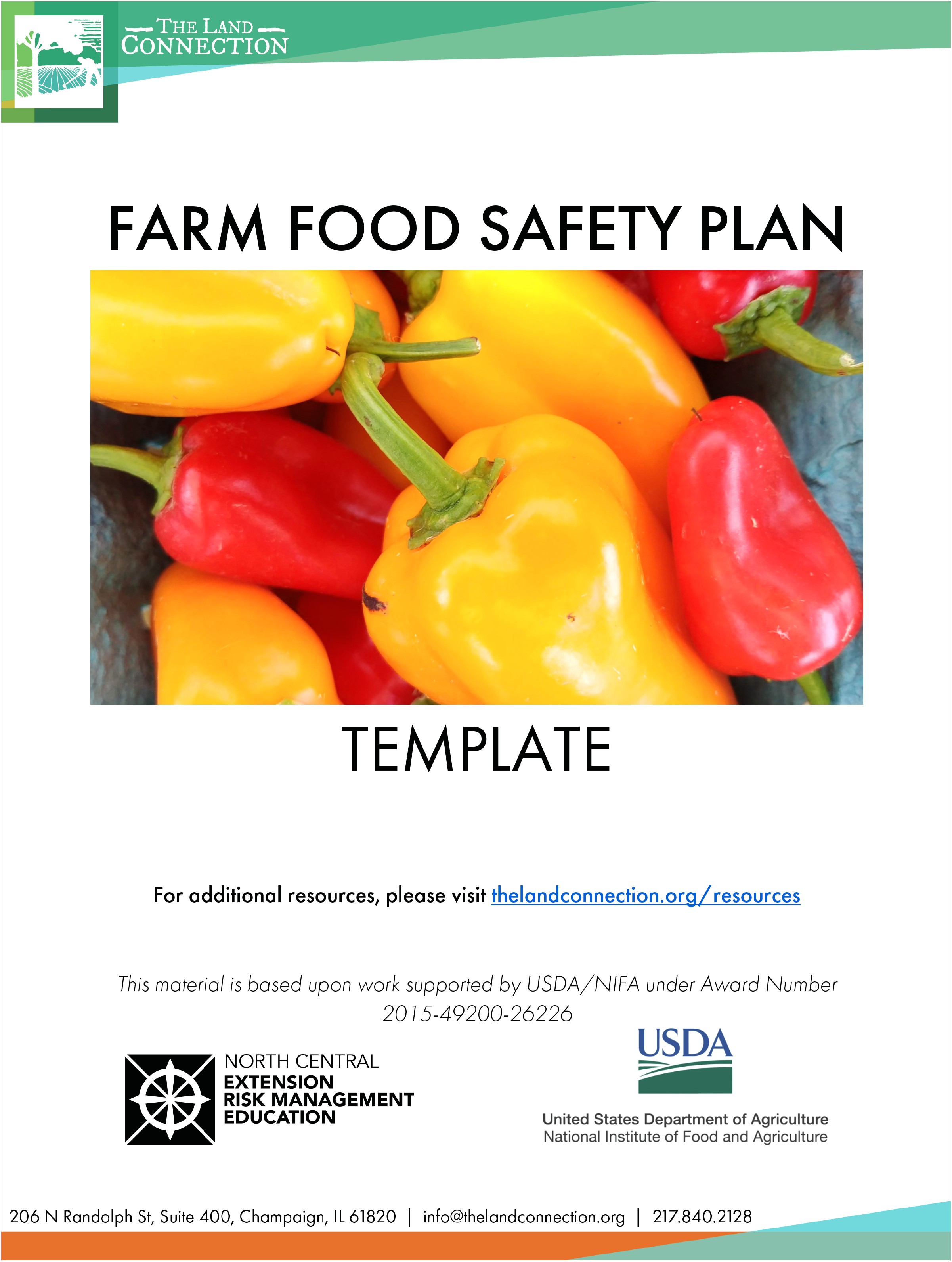 On Farm Food Safety Plan Template