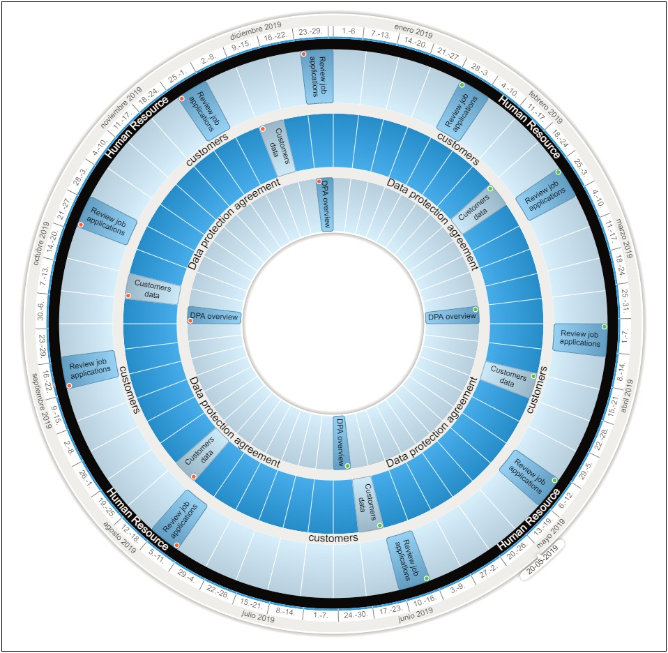 One Year Planning Calendar Template 2016