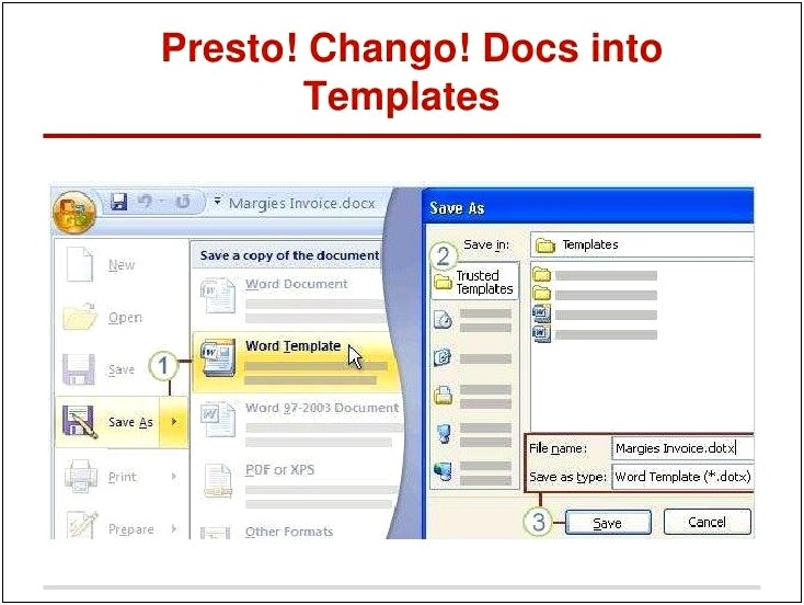 Open A Template In Word 2007