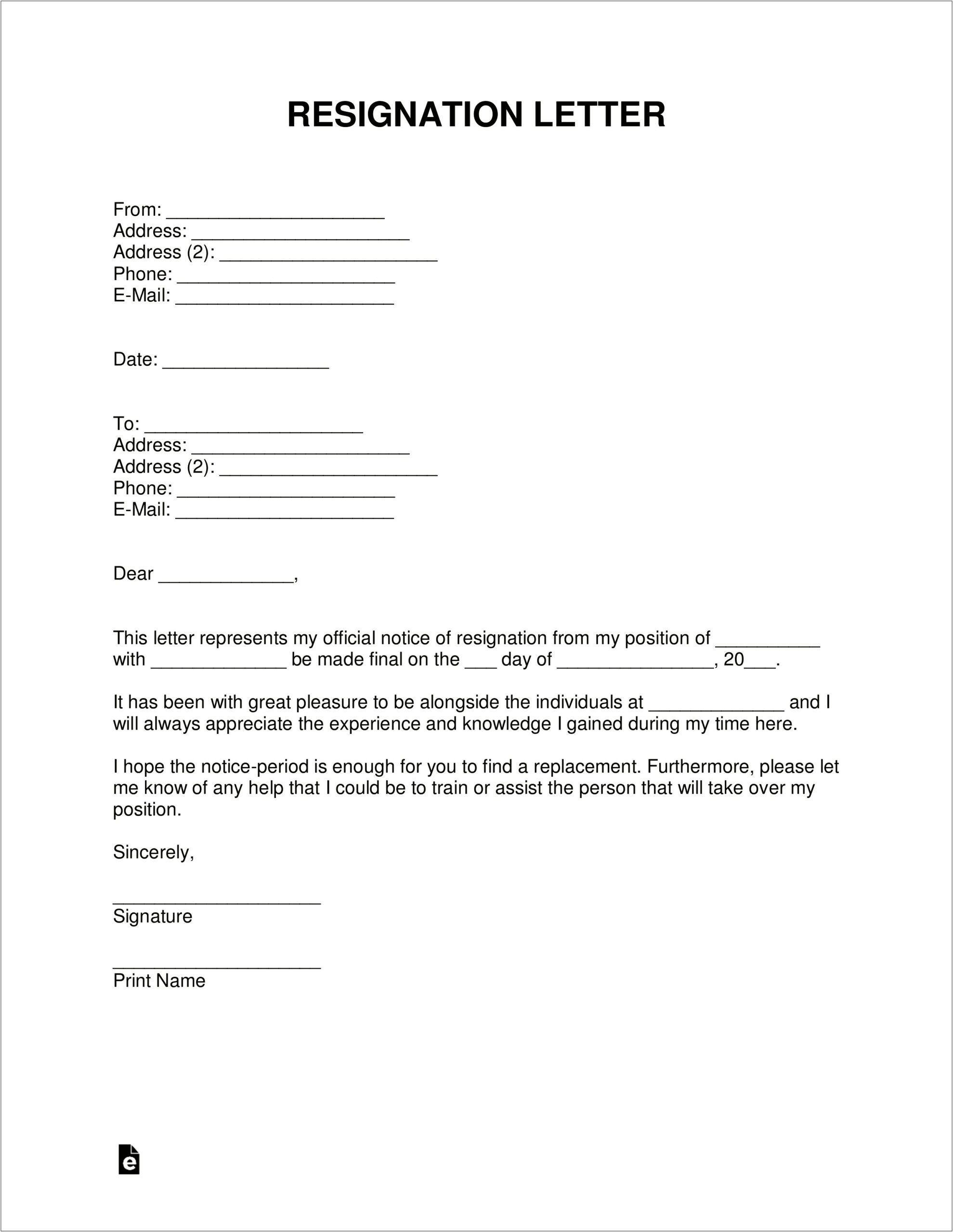 Open Office Formal Business Letter Template