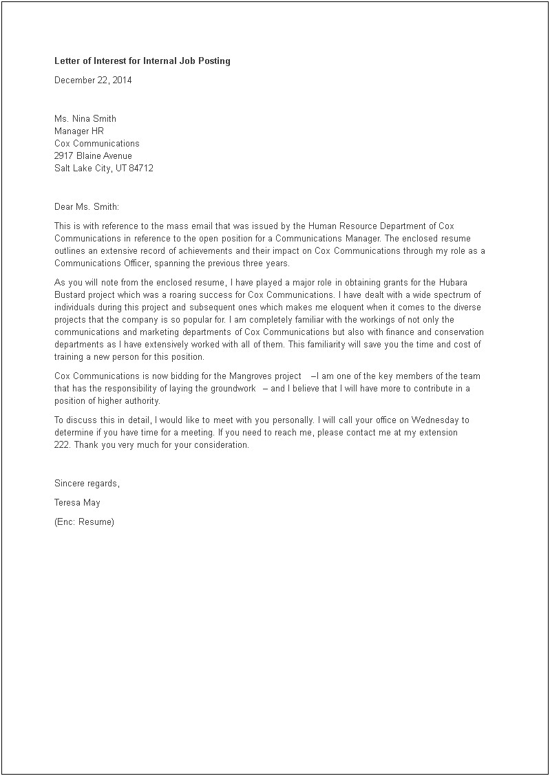 Open Office Letter Of Intent Template