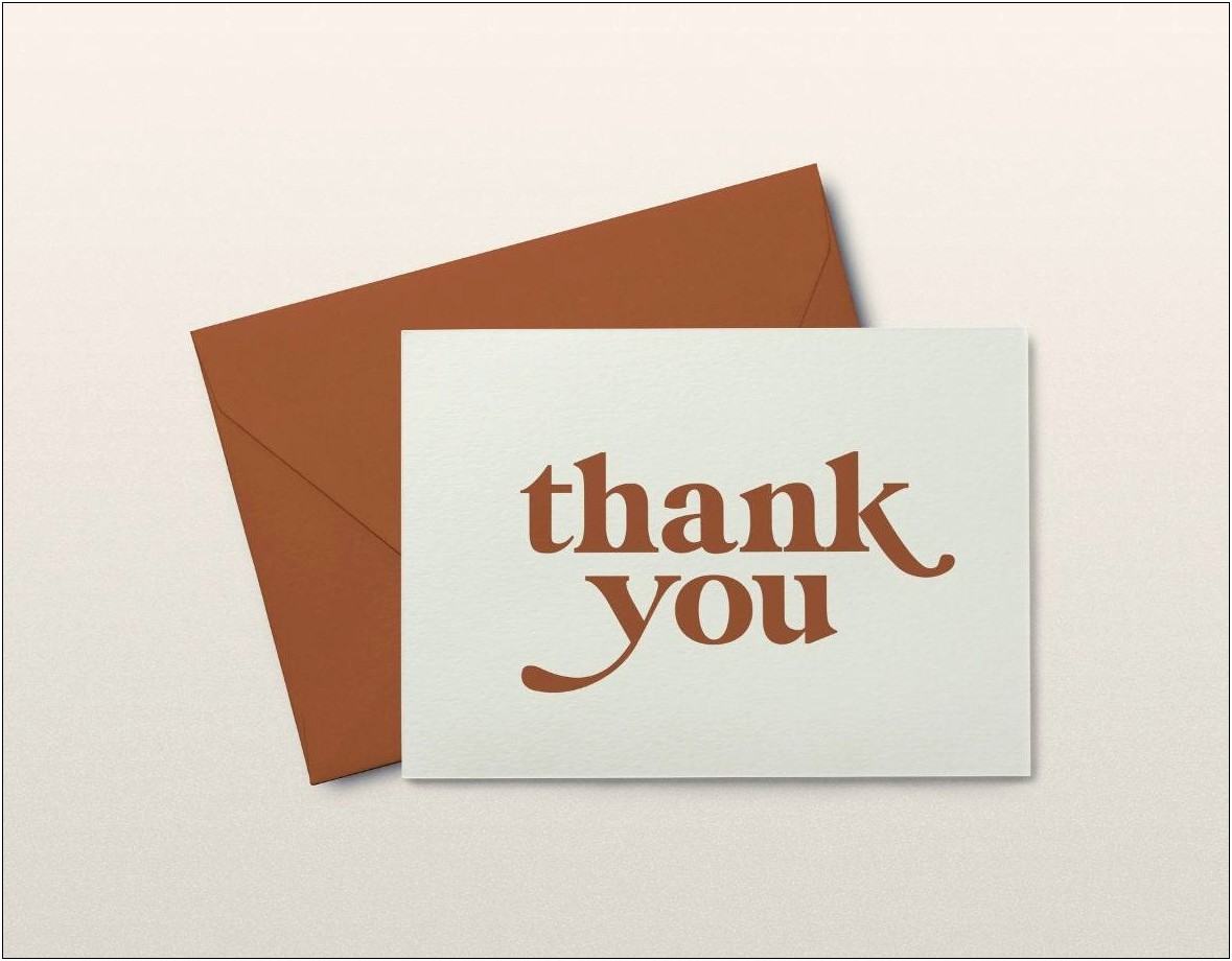 Open Office Thank You Card Template