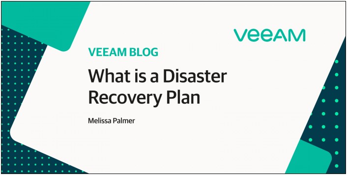 Oracle Database Disaster Recovery Plan Template