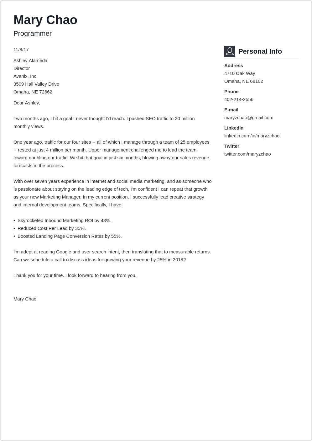 Out Of The Office Business Letter Templates