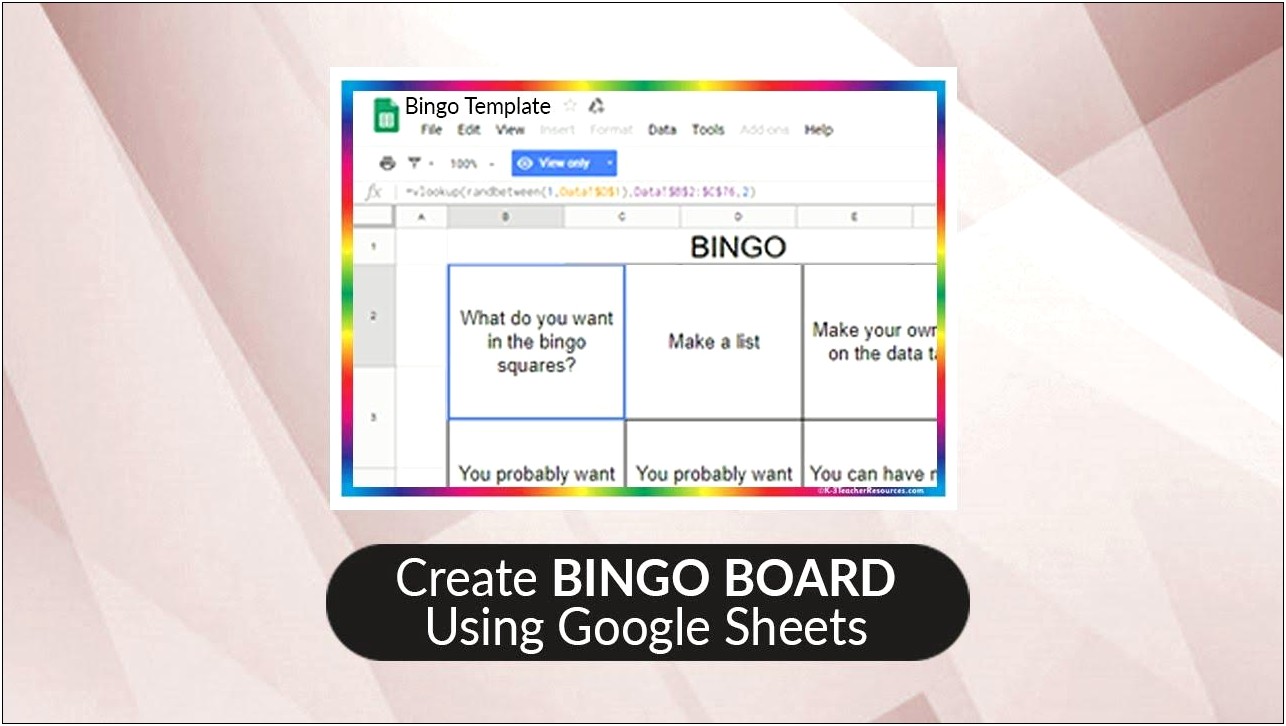 Outline To Making Bingo Templates On Microsoft Word